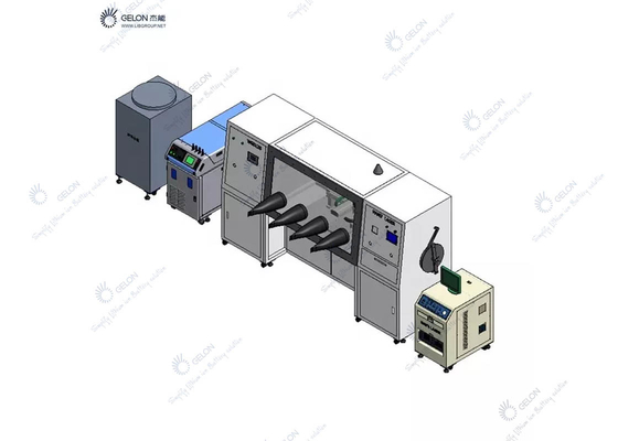 Cylinder Battery Tab Welding Machine Lithium Battery Research Cylinder Cell Tab Laser Welder