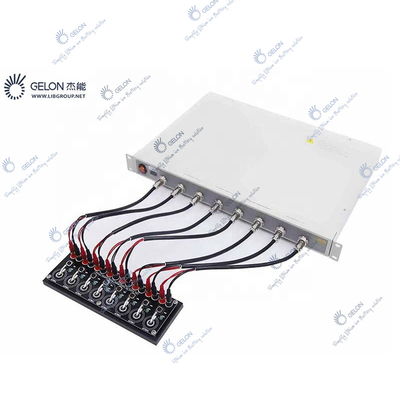 Laboratorium 8 Channel Battery Tester Peralatan Pengujian Baterai Dengan Uji Sel Koin Papan