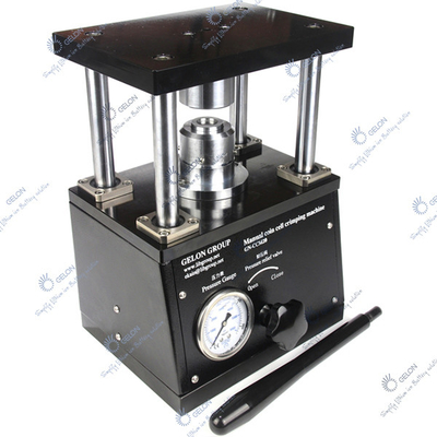 Mesin Perakitan Sel Koin Lab Hidrolik Manual Sealer Crimper Mesin Discrimping