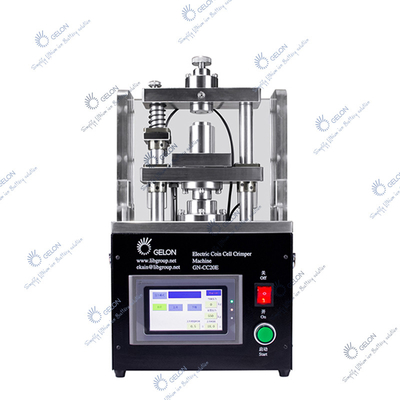 Crimper Sel Koin Listrik 5m / Min Mesin Penyegel Baterai Hidrolik