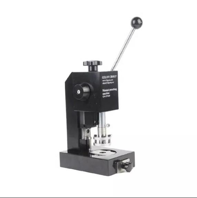CR2032 Mesin Perakitan Sel Koin Manual Pemotong Disk Untuk Penelitian Baterai