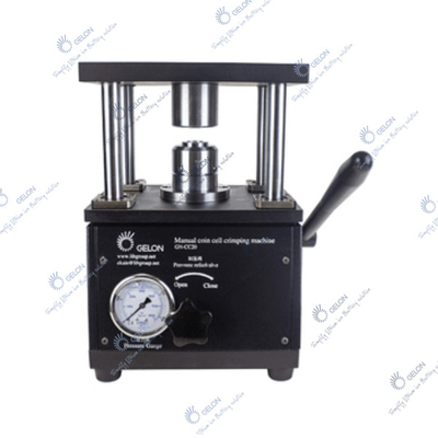 CR2032 CR2025 CR2016 Hidrolik Press Sel Koin Manual Mesin Crimping Baterai Penelitian
