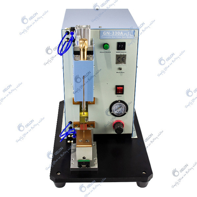 Baterai Pneumatic Single Spot Welder Mini Needle Welding Peralatan Produksi Baterai