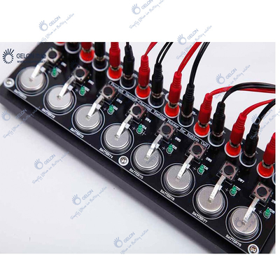 Laboratorium 8 Channel Battery Tester Peralatan Pengujian Baterai Dengan Uji Sel Koin Papan