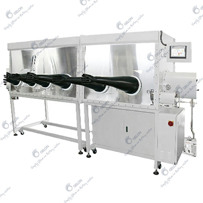 Peralatan Produksi Baterai Stainless Steel Stasiun Tunggal Lebih Rendah Dari 1ppm Glovebox
