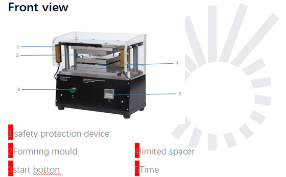 Pouch Cell Desktop Li Ion Battery Research Aluminium Laminated Forming Machine