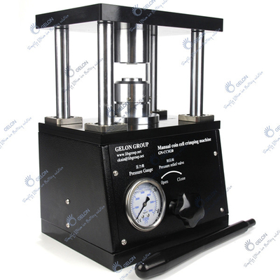 Mesin Perakitan Sel Koin Lab Hidrolik Manual Sealer Crimper Mesin Discrimping