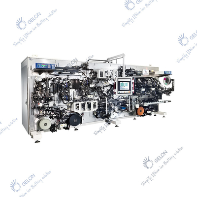 Jalur Perakitan Paket Baterai Sel Silinder Lini Produksi Baterai Lithium Ion PLC