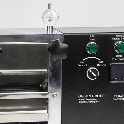 Mesin Press Desktop Peralatan Lab Baterai dengan Kontrol Suhu untuk Lab Baterai Lithium Ion