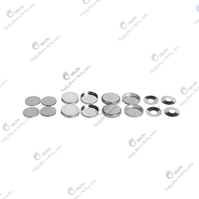 Bahan Baterai Lithium Ion Putih Keperakan CR20XX Kotak Sel Koin