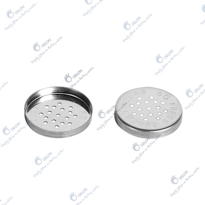 Bahan Baterai Lithium Ion Putih Keperakan CR20XX Kotak Sel Koin