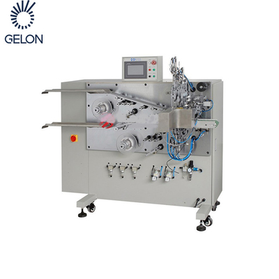 Lini Produksi Baterai Lithium Ion Gelon Mesin Berliku Semi-Otomatis Untuk 18650/21700