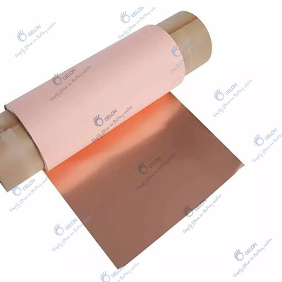 Baterai Lithium Bahan Baku Foil Tembaga Dilapisi Karbon Konduktif