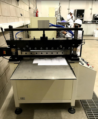 Mesin Pemotong Elektroda Peralatan Produksi Baterai Pemotong Intermiten Pneumatik
