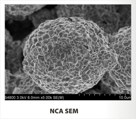 Pabrik Langsung Kapasitas Tinggi Lithium Ion Nikel Cobalt Aluminium Oxide (NCA) Bahan Baku Baterai