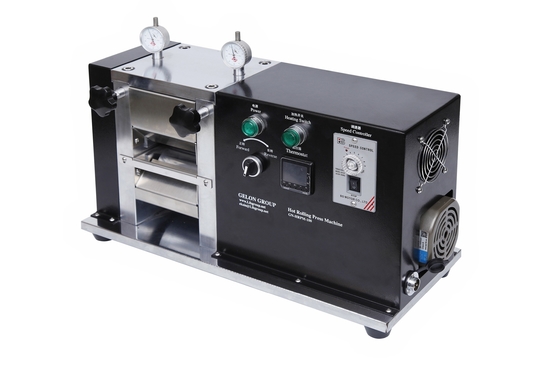 Mesin Press Desktop Peralatan Lab Baterai dengan Kontrol Suhu untuk Lab Baterai Lithium Ion