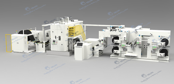 Baterai Lithium Ion Presisi Tinggi Roll To Roll Kalender Terintegrasi &amp; Mesin Slitting