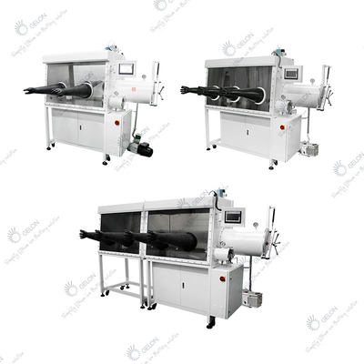 Kotak Sarung Tangan Vakum Baterai Lithium Mesin Perakitan Baterai AC220V / 50HZ