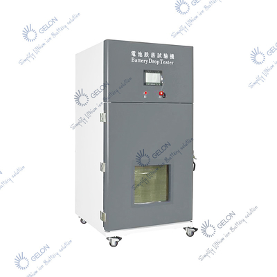 Tampilan layar sentuh PLC Battery Drop Tester Lab Pengujian Baterai Lini Perakitan Baterai