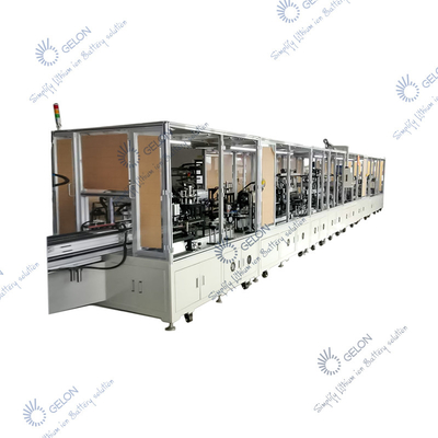 Jalur Perakitan Baterai Lithium Ion Gelon Sesuaikan Perakitan Sel Prismatik Set Lengkap