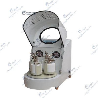 Mesin Penggilingan Bola Planetary Baterai Lithium Ion 2L empat tangki 220V 0.75KW