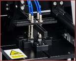 Jenis desktop Pemisah Elektroda Baterai Z Lipat Laminasi Penumpuk Baterai Semi Otomatis