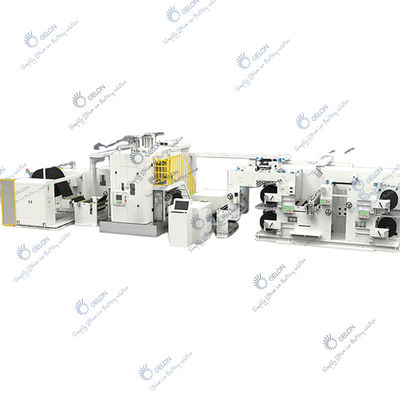 Mesin Pembuat Baterai Li Ion 120KW Roll To Roll Mesin Pemotong Kalender Terpadu